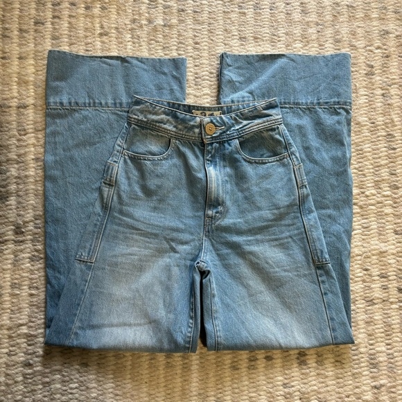 We The Free Wide Leg Jeans - Picture 1 of 6